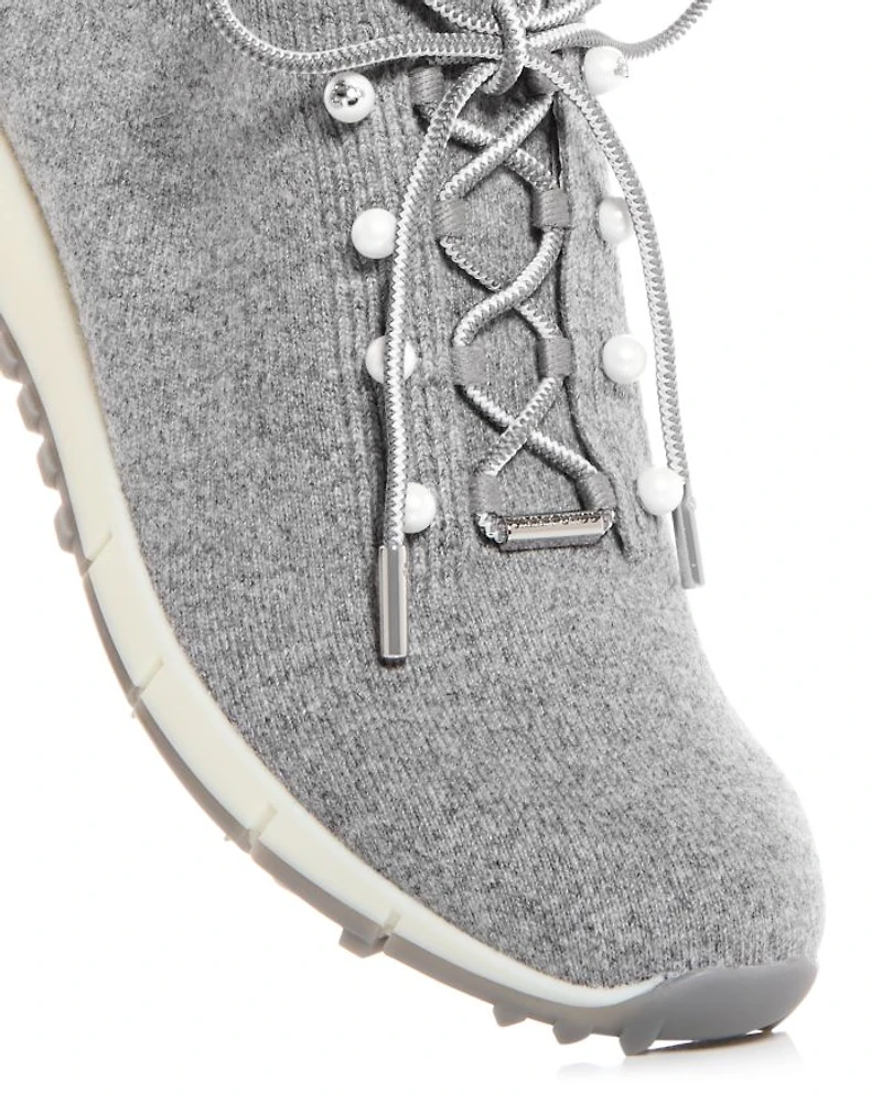 Women's Veles Embellished Knit Low Top Sneakers