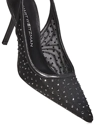 Women's Emilia Mesh 85 Slingback High Heel Pumps