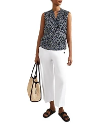 Armelle Split Neck Blouse