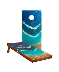 Elakai 2ft x 4ft The Beach Epoxy Resin Cornhole Boards