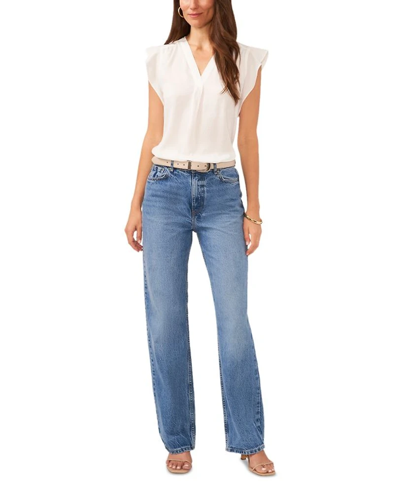 Ruffle Sleeve Top