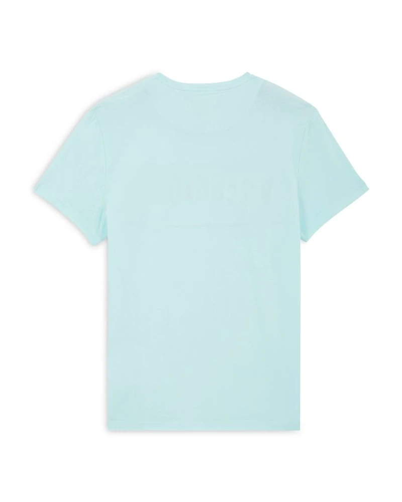 Tahiti Flowers Cotton Logo Tee