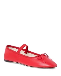 Loeffler Randall Women's Leonie Slip On Ankle Strap Flats