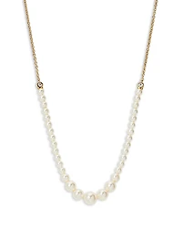 Nadri Siren Cubic Zirconia & Imitation Pearl Statement Necklace