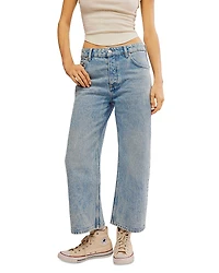 Free People Deep Trance Dropped Boyfriend Jeans
