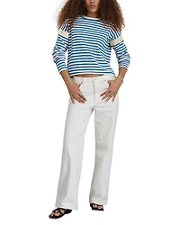 Mariner Striped Roll Neck Sweater