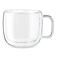 Zwiling J. a. Henckels Sorrento Plus Cappuccino Glass Mug, Set of 2