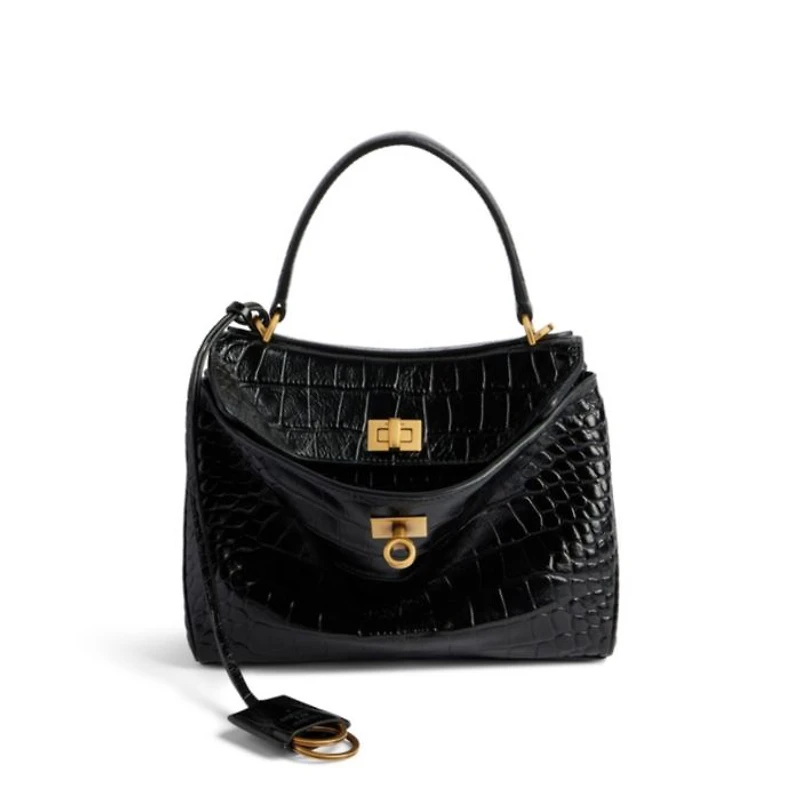 Rodeo Mini Handbag Crocodile Embossed