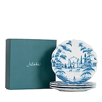 Juliska Country Estate Delft Blue Party Plates Set/4
