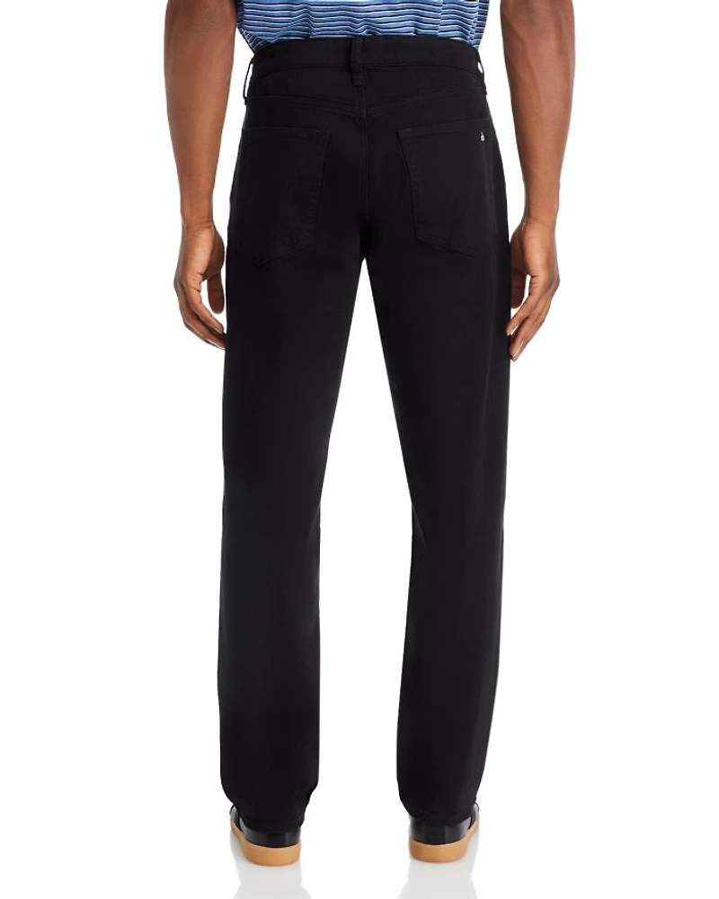 Fit 4 Authentic Stretch Straight Jeans Black