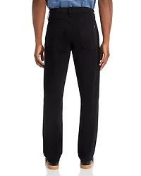 Fit 4 Authentic Stretch Straight Jeans Black