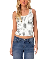 Edikted Lover Girl Printed Tank Top