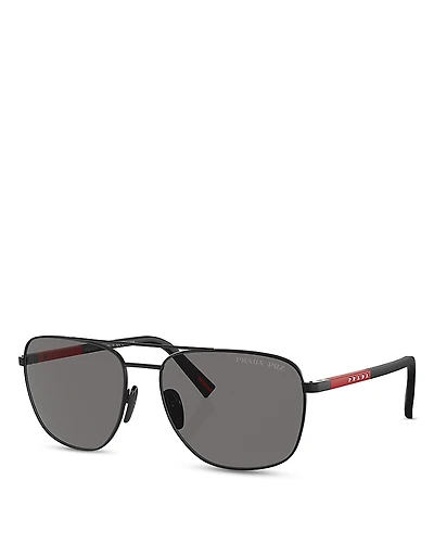 Prada Linea Rossa Oval Sunglasses, 60mm