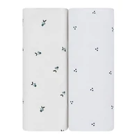Waterproof Pack N Play | Mini Portable Crib Sheet Set - Age 0-9 Months