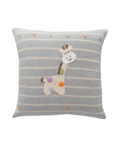 Melange Collection Knit Cotton 12 Spotted Giraffe Pillow