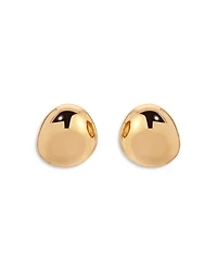 Ettika Polished Pebble Stud Earrings