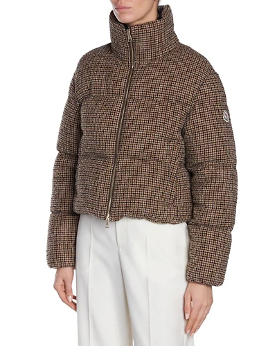 Seboune Wool Check Boucle Jacket