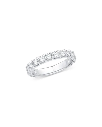 Certified Diamond Band in 14K White Gold, 1.50 tcw