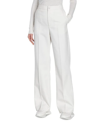 Wool Blend High Rise Trousers