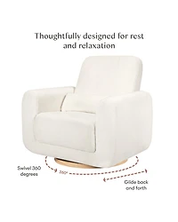 Tuba Corduroy Extra Wide Swivel Glider