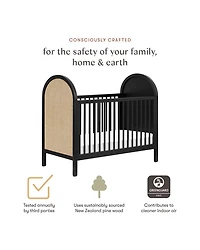 Bondi 3 1 Convertible Crib with Toddler Bed Conversion Kit