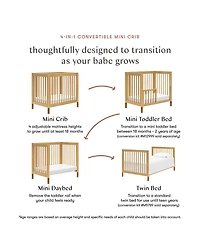 Gelato 4-in-1 Convertible Mini Crib