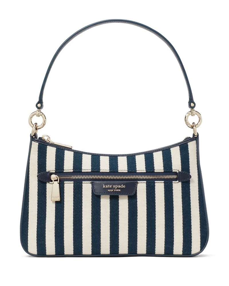 Hudson Striped Canvas Fabric Convertible Crossbody