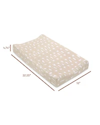 Quilted Changing Pad Cover GOTS Certified Organic Muslin Cotton