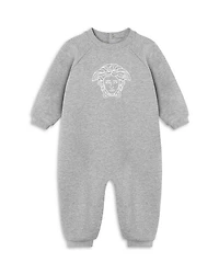 Unisex Medusa Embroidered Stretch Fleece Coverall - Baby