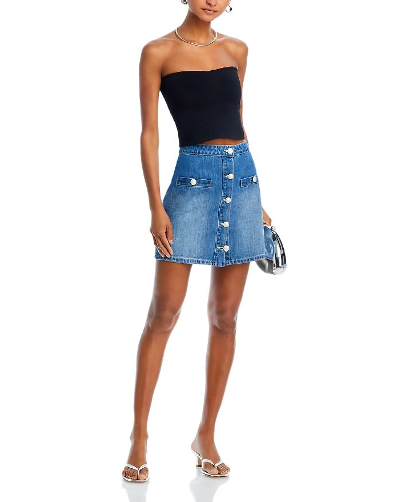 Kris Denim Mini Skirt
