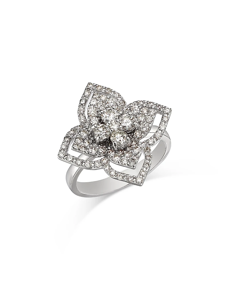 Bloomingdale's Fine Collection Diamond Flower Ring