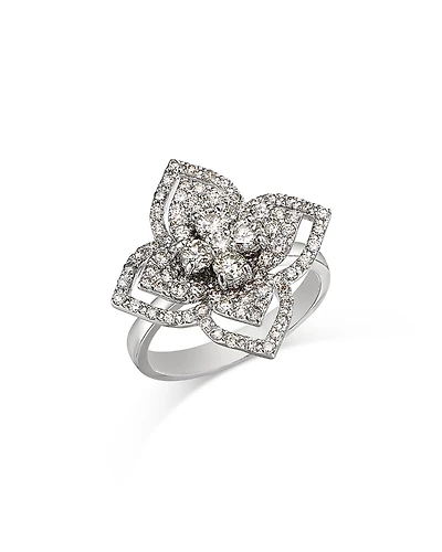 Bloomingdale's Fine Collection Diamond Flower Ring
