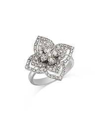 Bloomingdale's Fine Collection Diamond Flower Ring