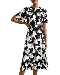 Hobbs London Alva Fit & Flare Dress