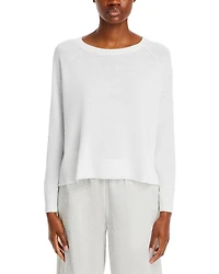 Raglan Sleeve Crewneck Pullover