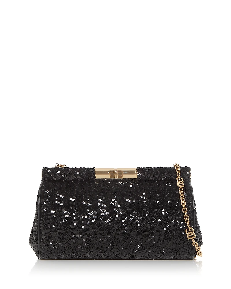 Dolce & Gabbana Marlene Embellished Medium Shoulder Bag