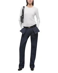 Brooklyn Straight Leg Utility Jeans Raw Indigo