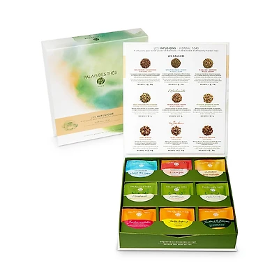 Palais des Thes Herbal Tea Bag Gift Assortment, Set of 45