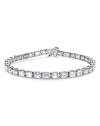 Bloomingdale's Fine Collection Certified Lab Grown Diamond Emerald Cut Tennis Bracelet