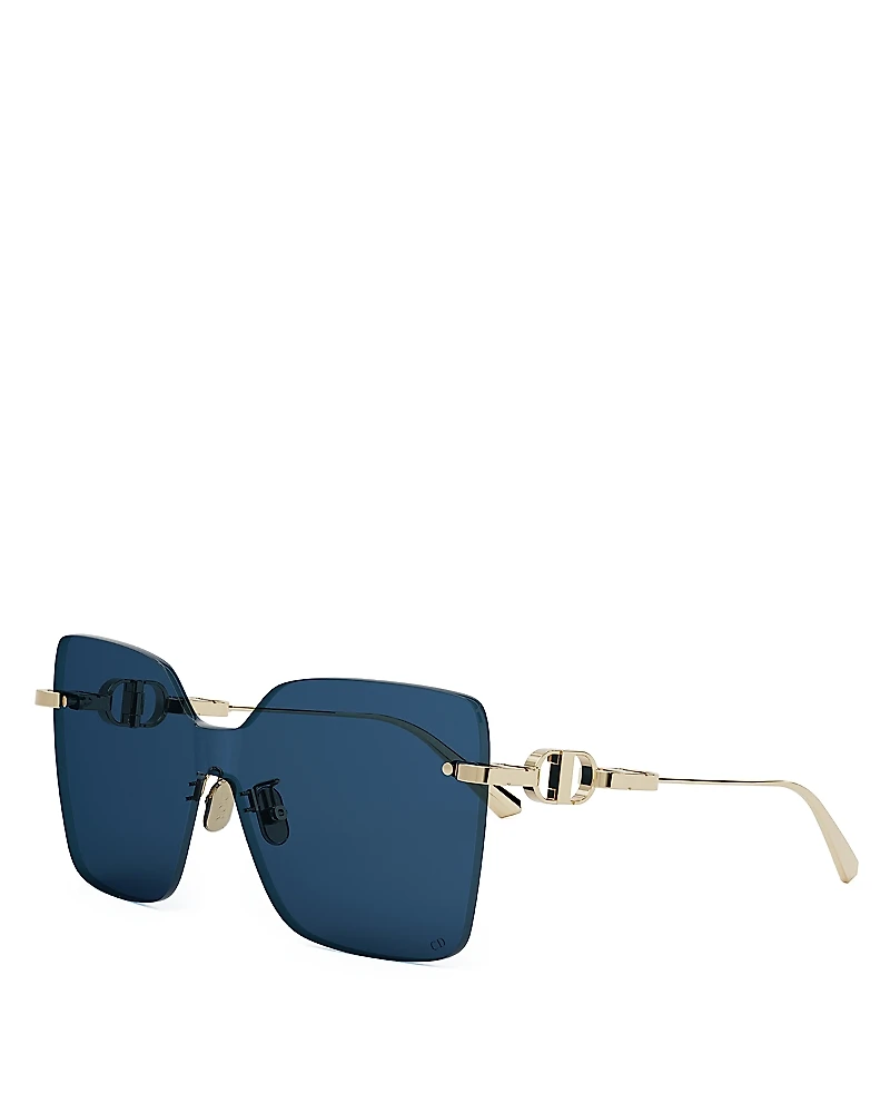 Dior Cd Chain M1U Mask Sunglasses, 140mm