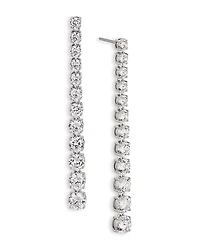 Nadri Perfect Tennis Cubic Zirconia Graduated Linear Drop Earrings