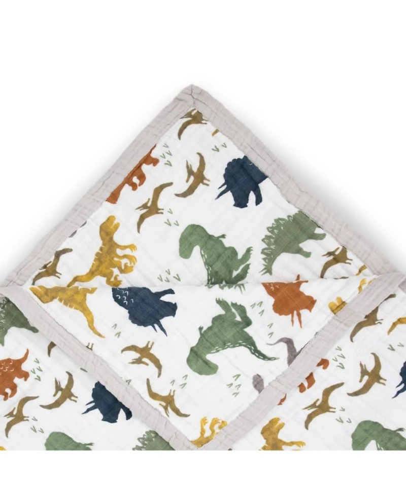 Unisex Cotton Muslin Quilted Throw - Baby