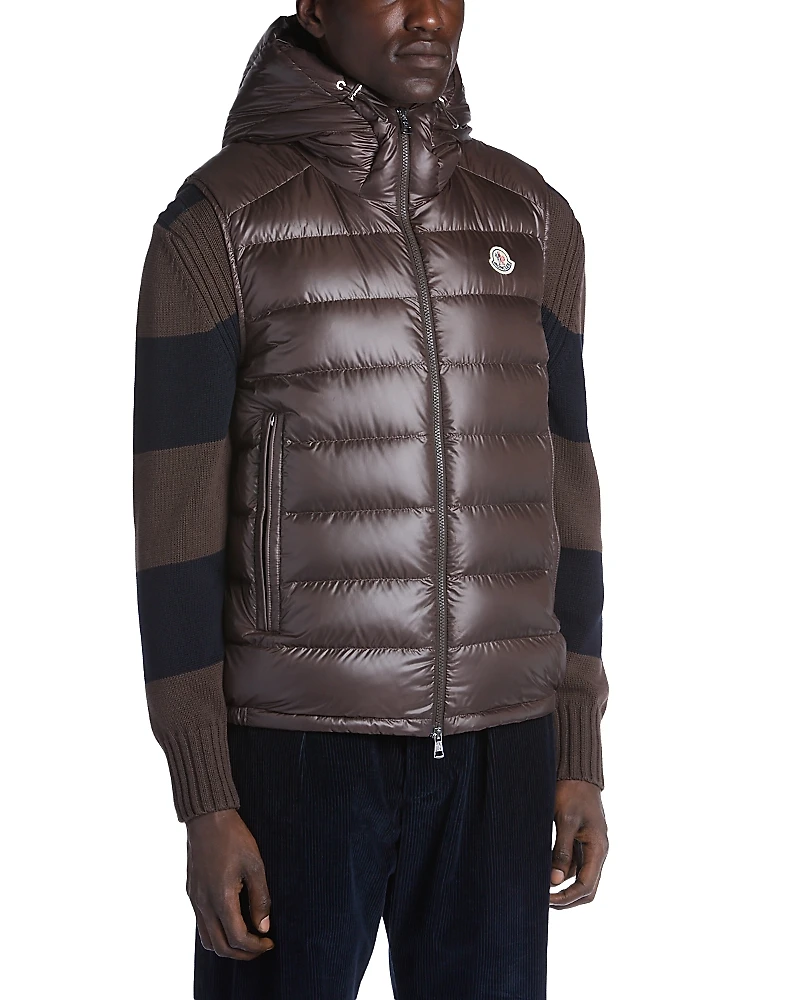 Moncler Barant Hooded Down Vest