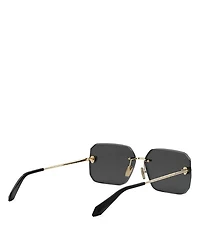 Serpenti Rectangular Sunglasses, 62mm