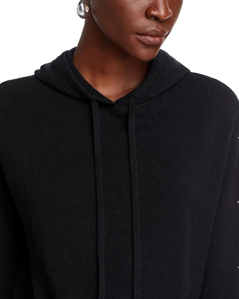 Cashmere Star Sleeve Hoodie Sweater - Exclusive