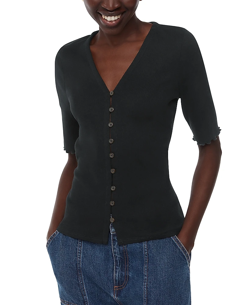 Whistles Button Front Top
