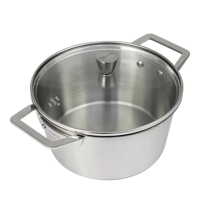 Cristel 1826 Collection 1.5 Qt Stewpan with Lid