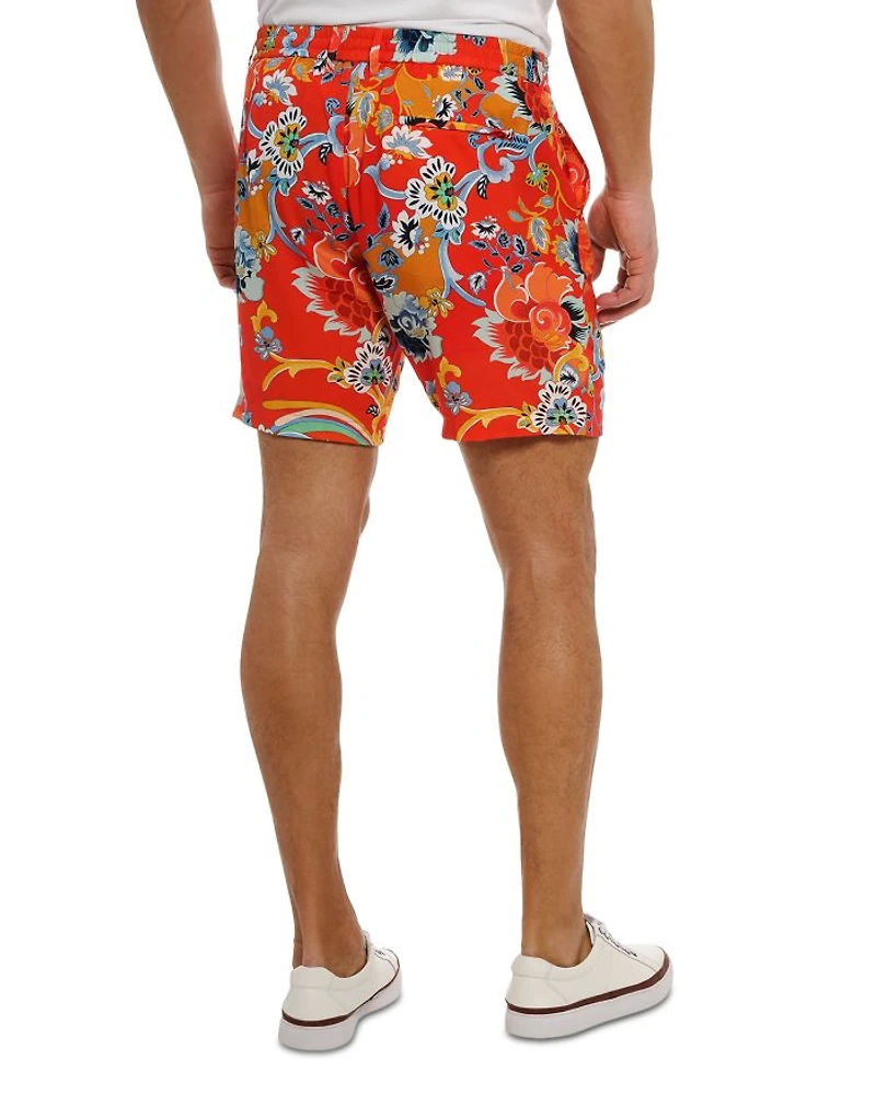 Taj Floral Straight Fit 10" Shorts