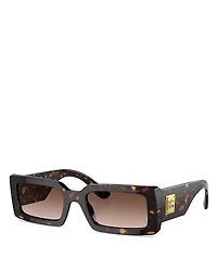 Dolce & Gabbana Rectangular Sunglasses, 53mm