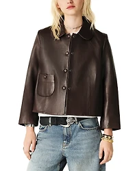 ba & sh Milos Leather Jacket